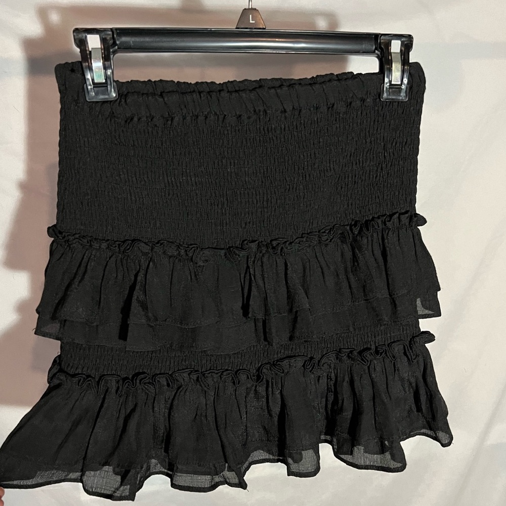 Black glam skirt